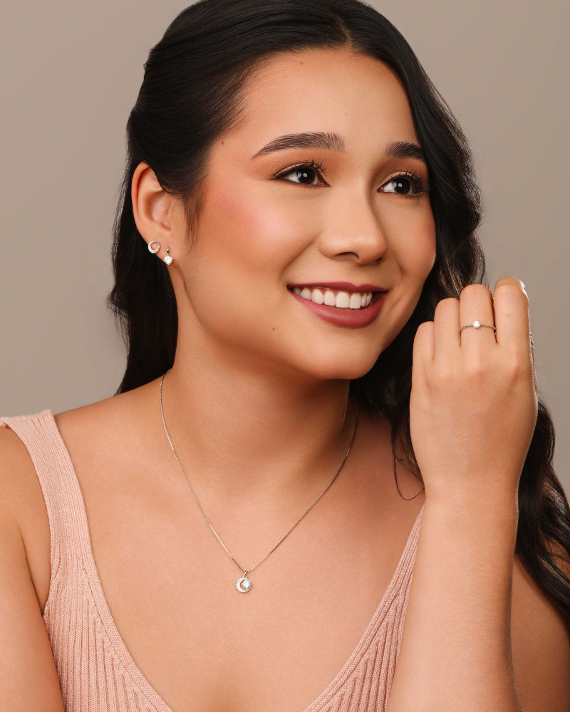 Brinco Palito Ponto de Luz Cristal 5 mm Ródio Branco