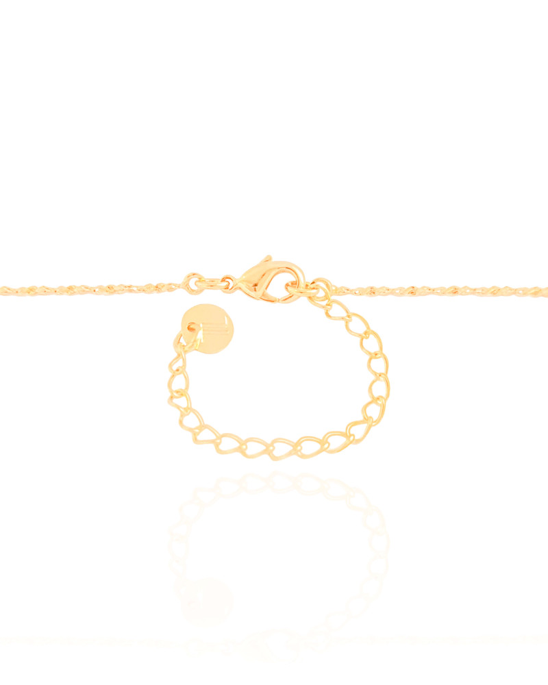 Gargantilha Masculina Torcida 1 mm Banhado a Ouro 18K - 60 cm