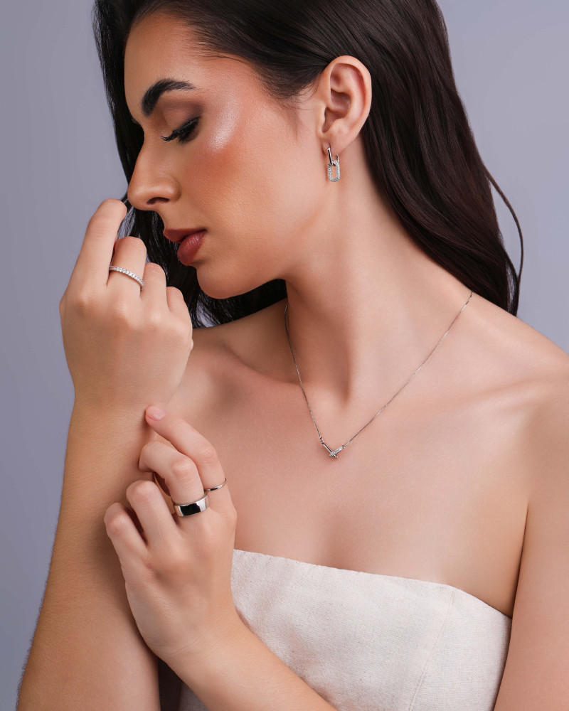 Anel Flat Liso Tamanho 15 Ródio Branco