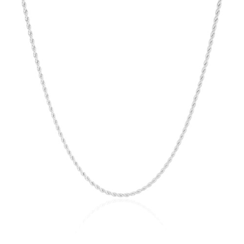 Choker Cordão Baiano Ródio Branco