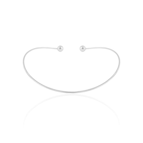 Aro Bola Lisa Ródio Branco