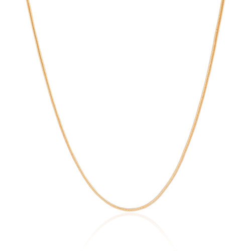 Choker Rabo de Rato Banhado a Ouro 18K