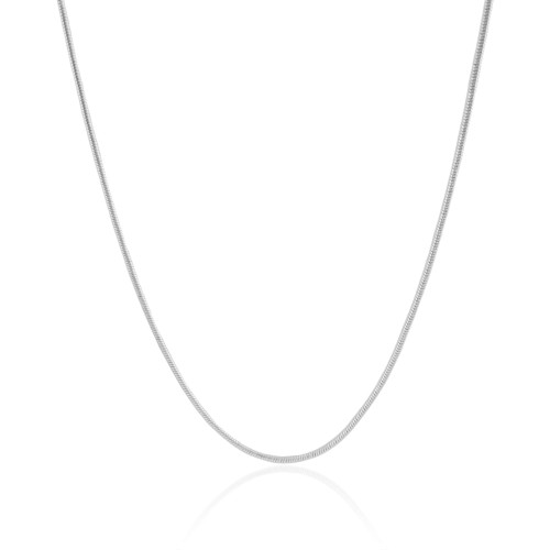 Choker Rabo de Rato Ródio Branco