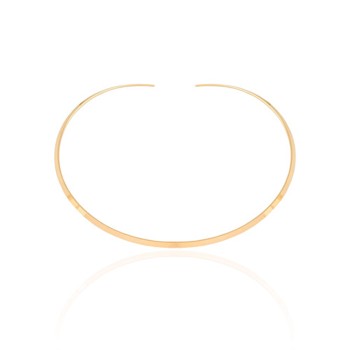 Aro Liso 3 mm Banhado a Ouro 18K