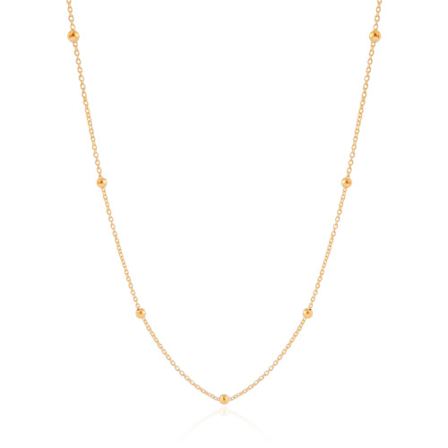 Suporte de Óculos Bolinhas Banhado a Ouro 18K