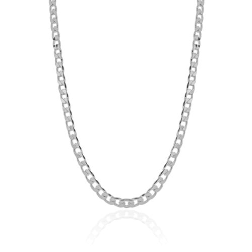 Choker Grumet 6.5 mm Ródio Branco