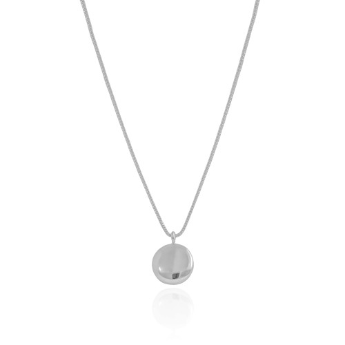 Choker Veneziana Redondo Liso 1.2 cm Ródio Branco