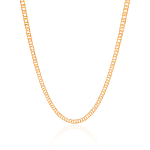 Choker Grumet 4 mm Banhado a Ouro 18K
