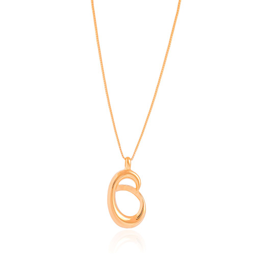 Gargantilha Longa Veneziana Nó Banhado a Ouro 18K - 65 cm