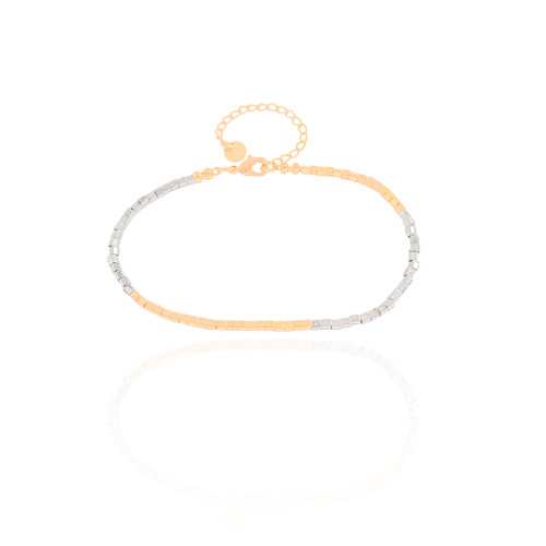 Pulseira Tubo Quadrado Mix de Banhos