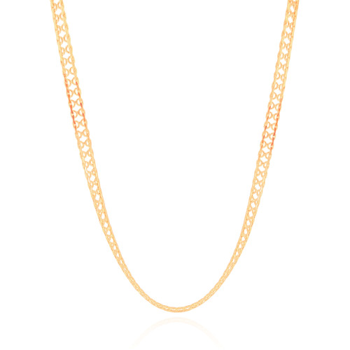 Choker Chinesca 5 mm Banhado a Ouro 18K