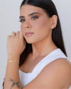 Ear Cuff Liso Banhado a Ouro 18K