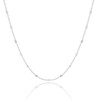 Choker Plaquinhas Corações Flat Ródio Branco