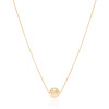 Gargantilha Veneziana Pingente Bola 10mm Banhado a Ouro 18K