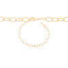 Choker Elos Ovais Banhado a Ouro 18K