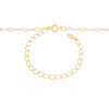 Choker Elos Lisos Banhado a Ouro 18K