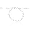 Choker Plaquinhas Redondas Lisas Ródio Branco