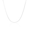 Choker Malha Fita 2 mm Ródio Branco