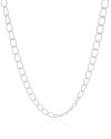 Choker Elos 7 mm Ródio Branco