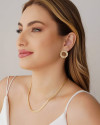 Choker Trançada 4 mm Banhado a Ouro 18K