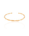 Bracelete Torcido Banhado a Ouro 18K