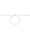 Choker Gomos 3 mm Ródio Branco
