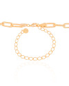 Choker Elos 5 mm Banhado a Ouro 18K