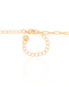 Choker Elos Retangulares 5 mm Banhado a Ouro 18K