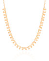 Choker Grumet Bolinhas Lisas Banhado a Ouro 18K