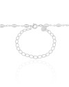 Choker Navetes Cristal Ródio Branco