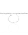 Choker Bolas Lisas 6 mm Ródio Branco