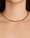 Choker Escamas 6 mm Banhado a Ouro 18K