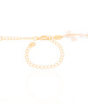 Choker Grumet Nylon com Pérolas Banhado a Ouro 18K