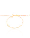 Choker Cristais Coloridos Bolinhas Banhado a Ouro 18K