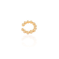 Piercing Bolinhas Lisas Banhado a Ouro 18K