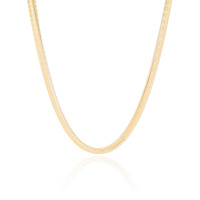 Choker Snake 6 mm Banhado a Ouro 18K