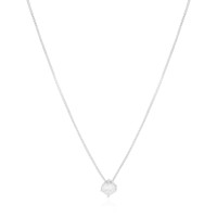 Gargantilha Veneziana Ponto de Luz Cristal Ródio Branco