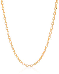 Gargantilha Elos Lisos Banhado a Ouro 18K