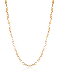 Gargantilha Elos 3 mm Banhado a Ouro 18K