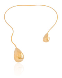 Aro Gotas Lisas Banhado a Ouro 18K