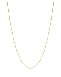 Gargantilha Veneziana Bolinhas Lisas Banhado a Ouro 18K - 45 cm