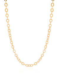 Gargantilha Elos Ovais 5 mm Banhado a Ouro 18K - 40 cm