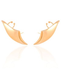 Ear Cuff Liso 4.6 cm Banhado a Ouro 18K