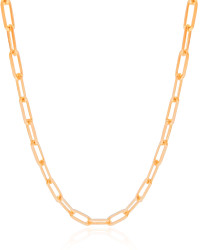 Choker Elos 5 mm Banhado a Ouro 18K