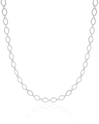 Choker Elos Losango 4 mm Ródio Branco
