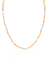 Choker Abaulada ABS Mix de Banhos Banhado a Ouro 18K