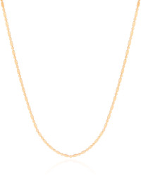 Gargantilha Plaquinhas Ovais Achatadas Banhado a Ouro 18K - 40 cm