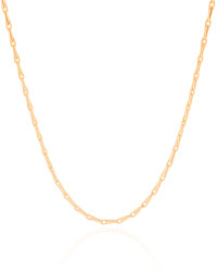 Choker Elos Grampo Banhado a Ouro 18K