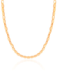 Choker Abaulada ABS Banhado a Ouro 18K