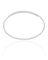 Aro Mola Quadrados 2 mm Ródio Branco - 30 cm